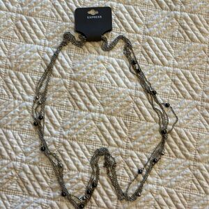 Express silver chain necklace NWT